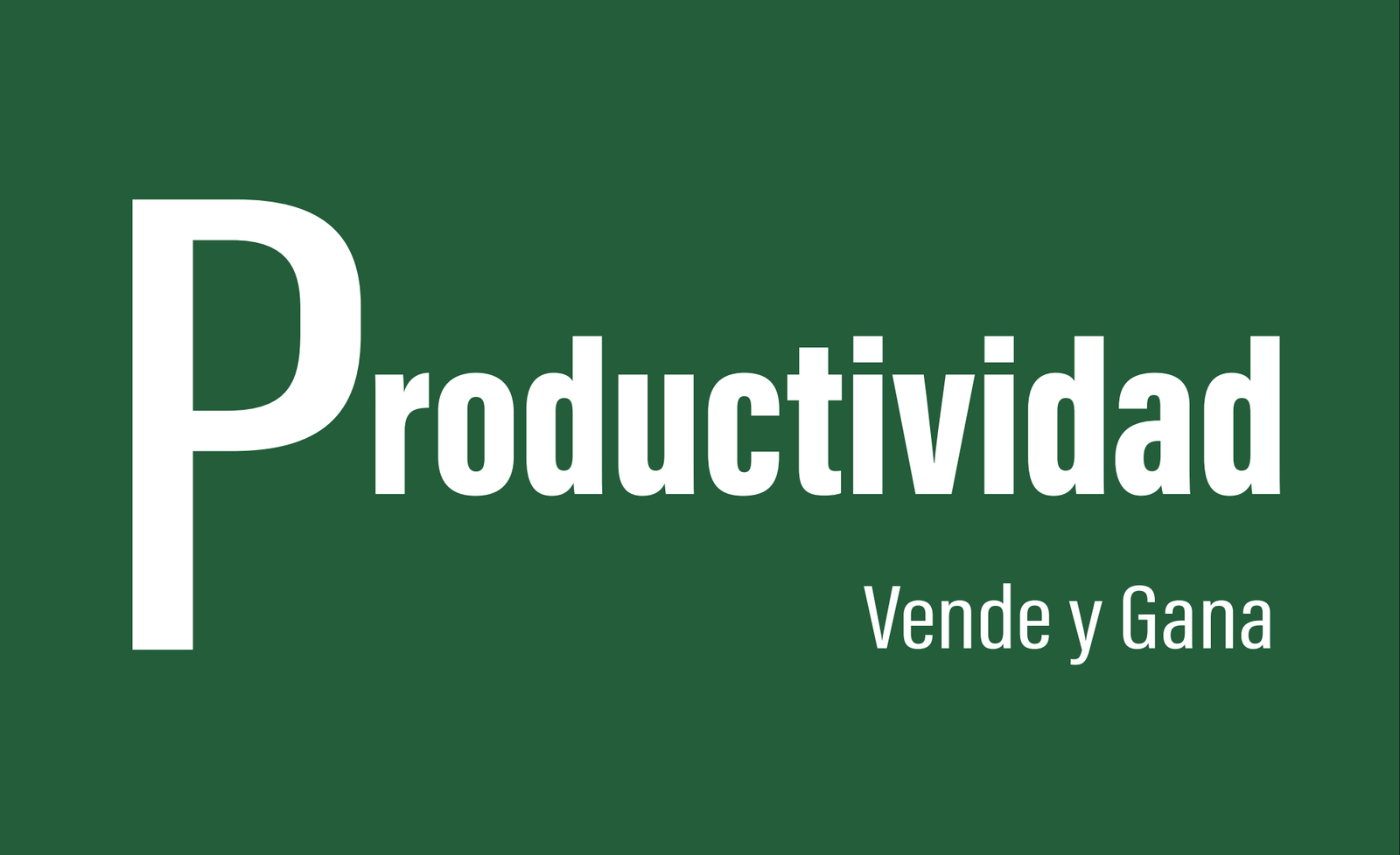 Productividad