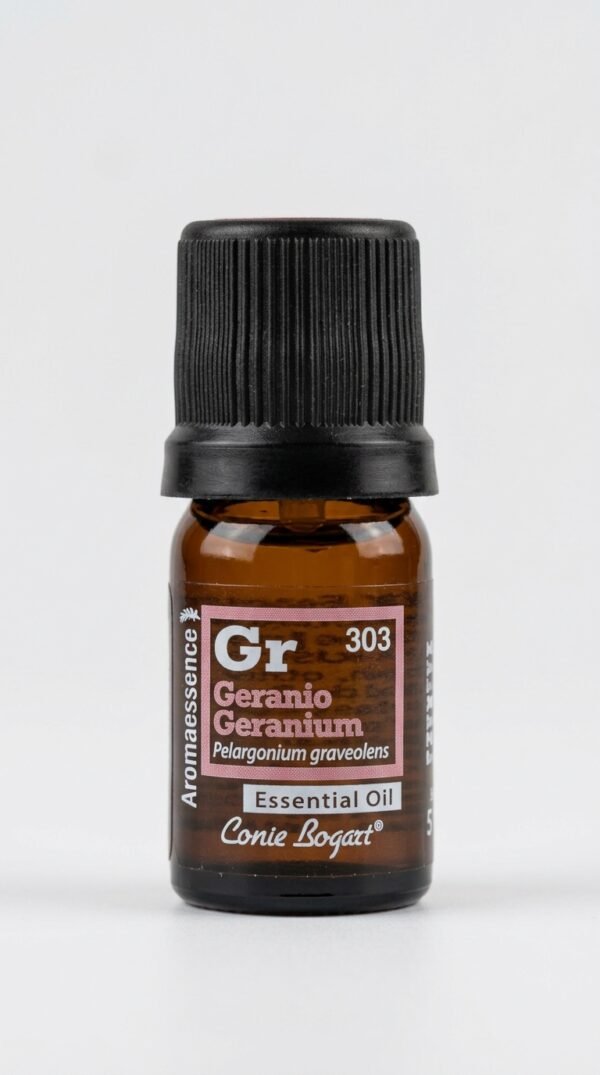 Aceite Esencial Puro de Geranio – Pelargonium graveolens (5 ml)