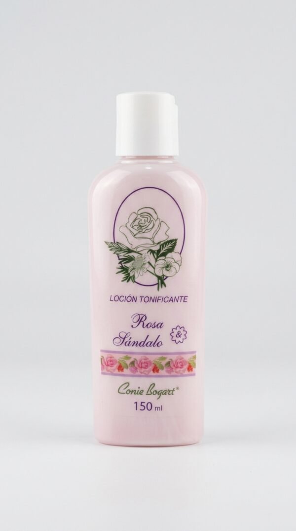 Loción Tonificante – Rosa y Sándalo (150 ml)