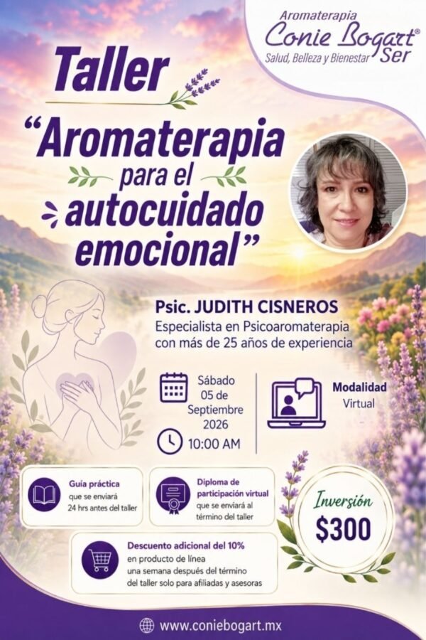 Taller de Uso de Productos: Aromaterapia para el autocuidado emocional