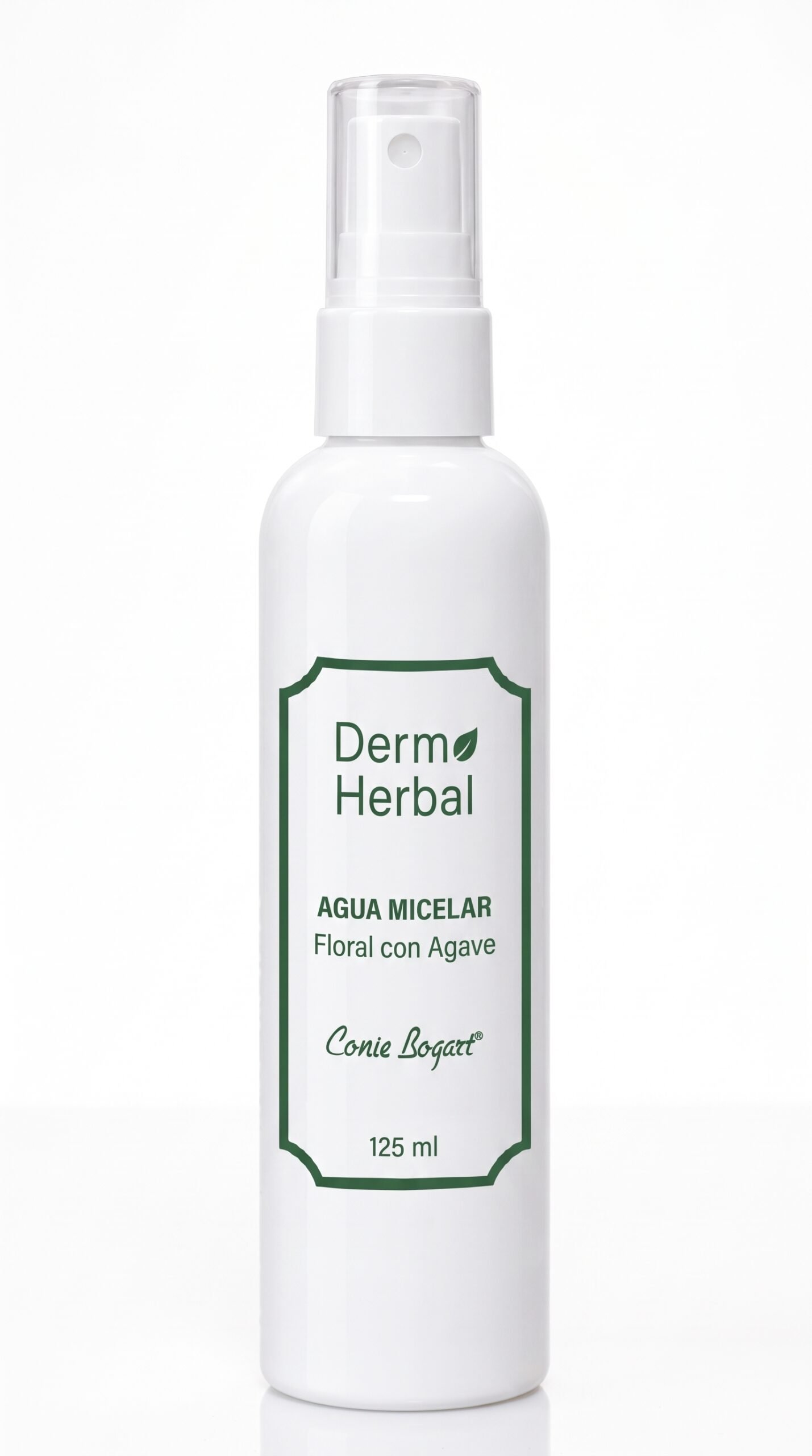 Agua Micelar Floral con Agave Dermo Herbal, limpieza facial suave para todo tipo de piel